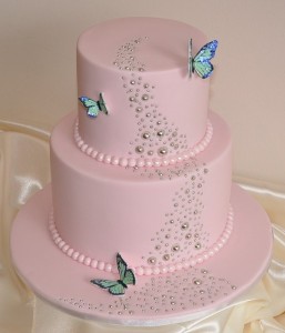 Pink Girl Birthday Cake