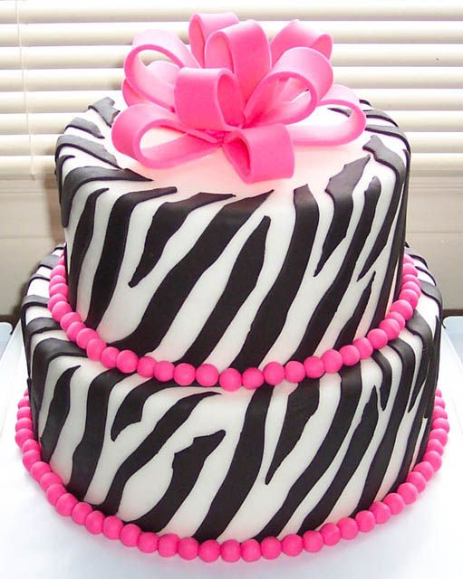 Pink Zebra Birthday Cake Ideas Pink Zebra Birthday Cake Ideas