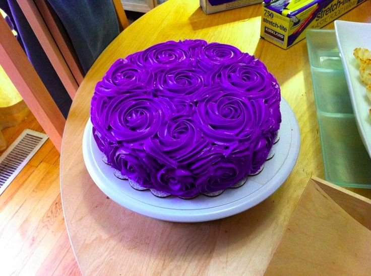 Purple Velvet Birthday Cake Purple Velvet Birthday Cake
