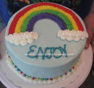 Rainbow Birthday Cake