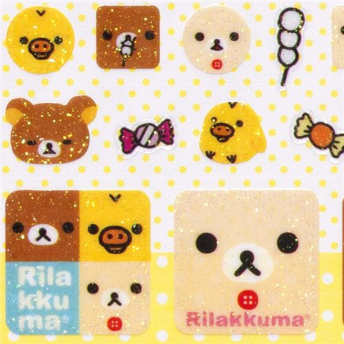 Rilakkuma Bear Stickers Rilakkuma Bear Stickers