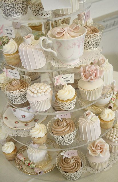 Tea Bridal Shower Cupcakes Tea Bridal Shower Cupcakes