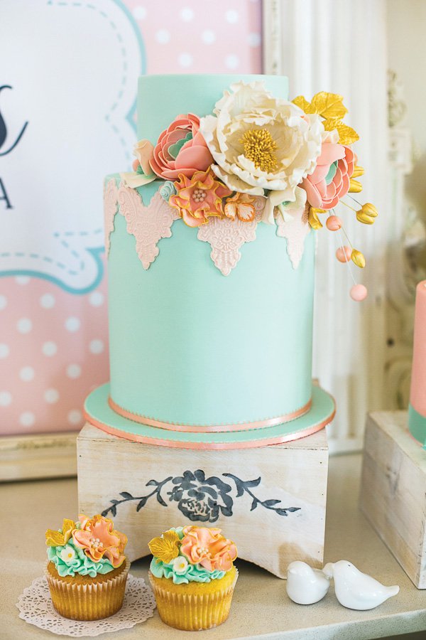 Vintage Floral High Tea Bridal Shower Vintage Floral High Tea Bridal Shower