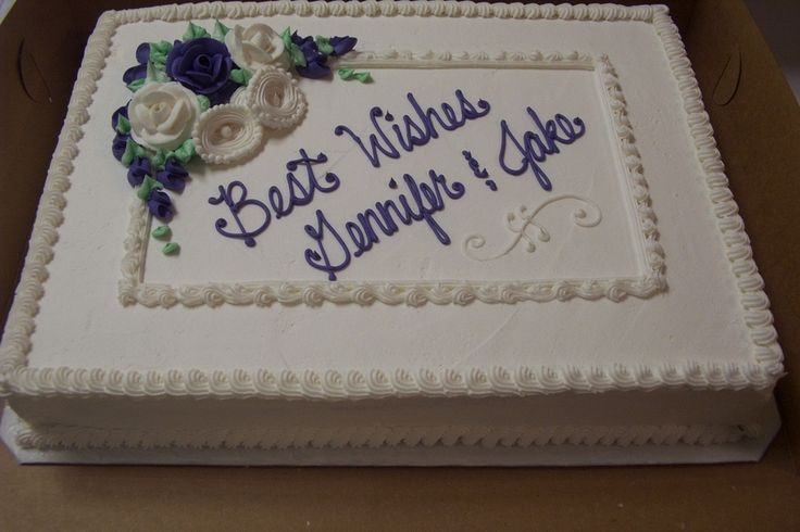 Wedding Sheet Cake Wedding Sheet Cake