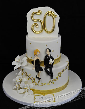 50th Wedding Anniversary Cake 50th Wedding Anniversary Cake