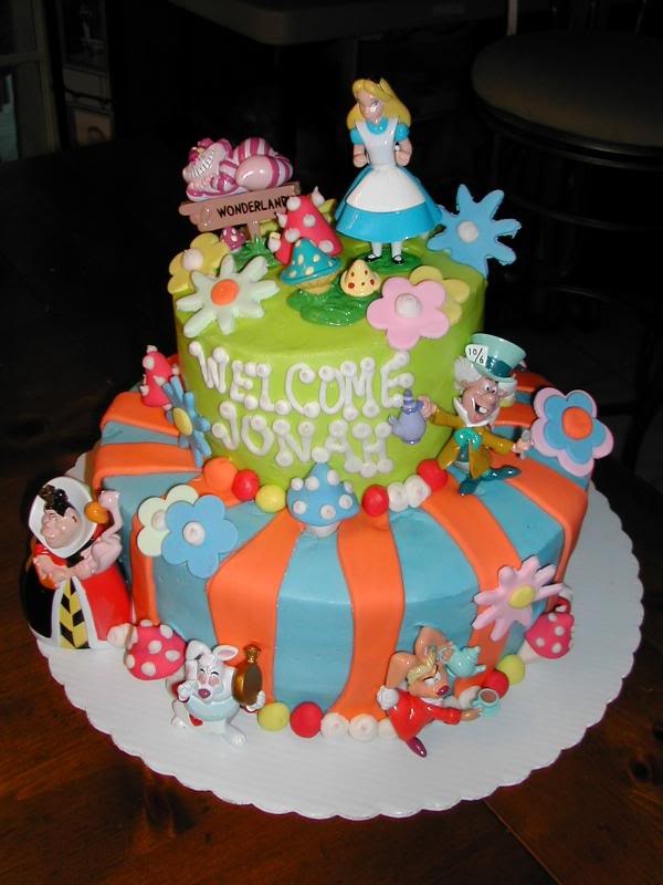 Alice in Wonderland Birthday Cake Ideas