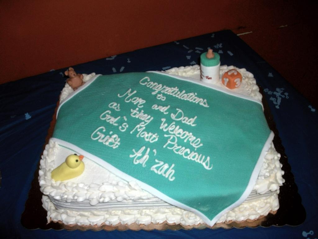 Baby Shower Blanket Cake Baby Shower Blanket Cake