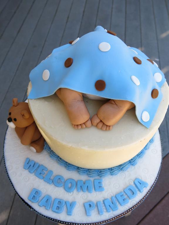 Baby Under Blanket Cake Baby Under Blanket Cake