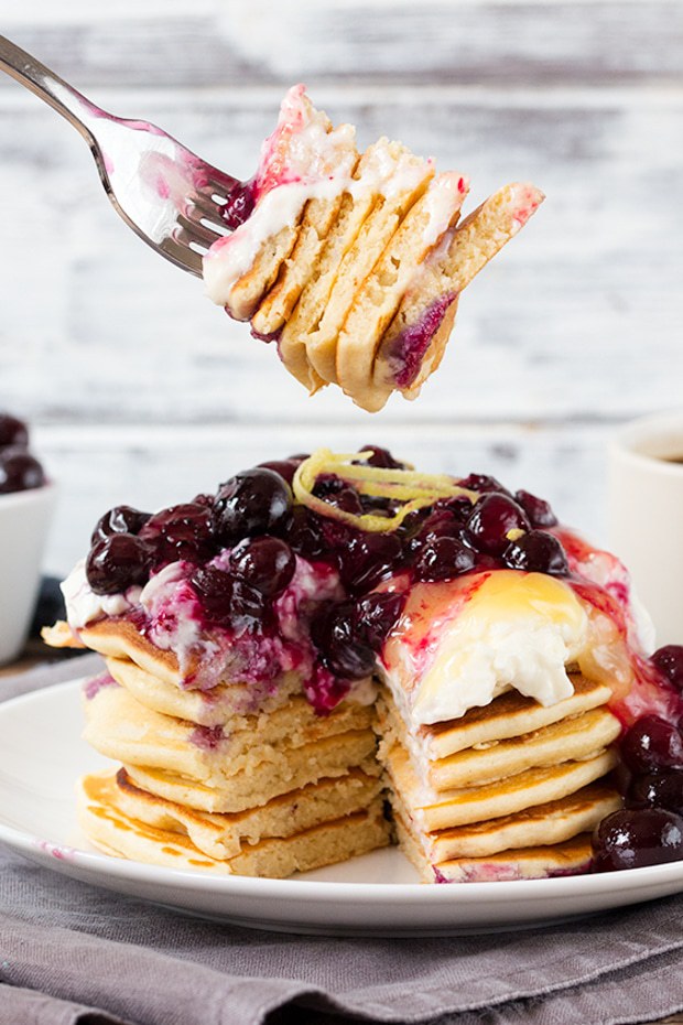 Blueberry Cheesecake Pancakes Recipe Blueberry Cheesecake Pancakes Recipe