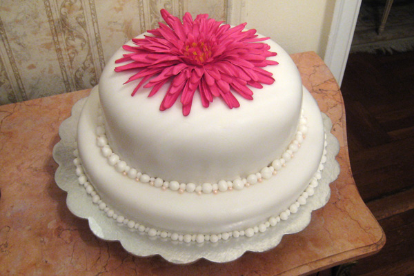 Bridal Shower Fondant Cake Bridal Shower Fondant Cake