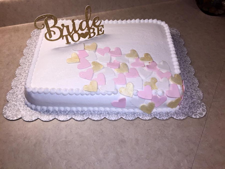 Bridal Shower Fondant Cake Bridal Shower Fondant Cake