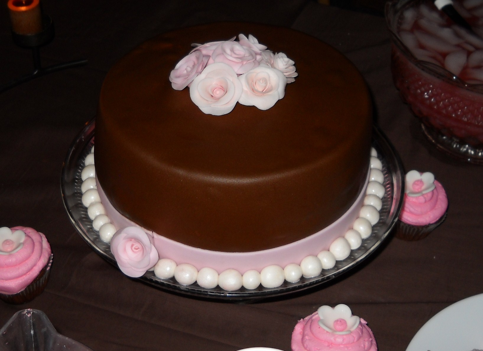Bridal Shower Fondant Cake Bridal Shower Fondant Cake