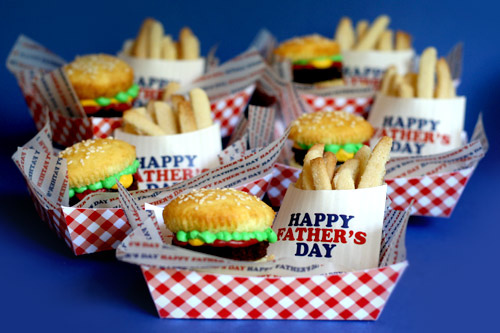 Brownie Burger Cupcakes Sugar Cookie French Fries