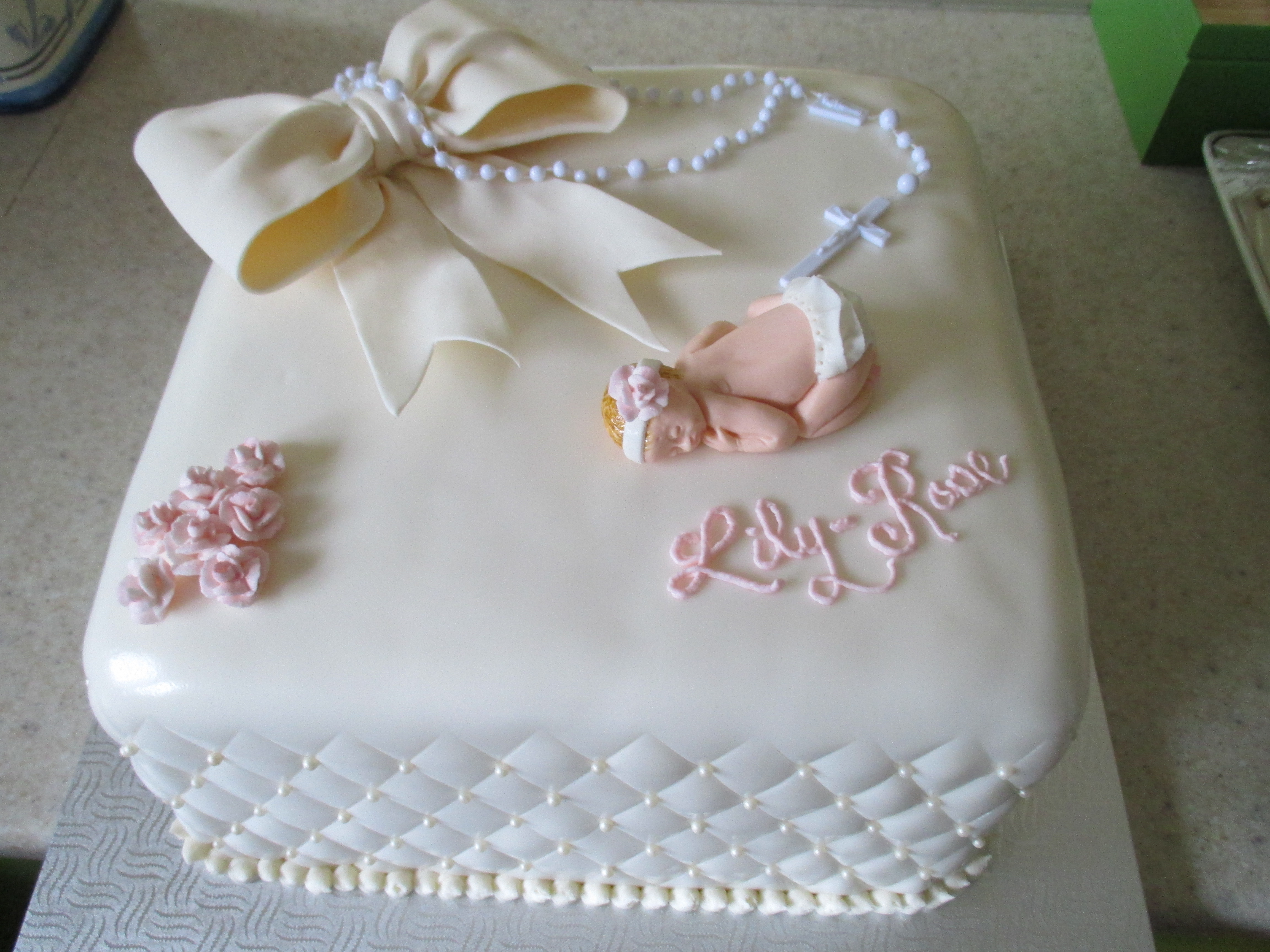 Buttercream Baptism Cake Girl Buttercream Baptism Cake Girl