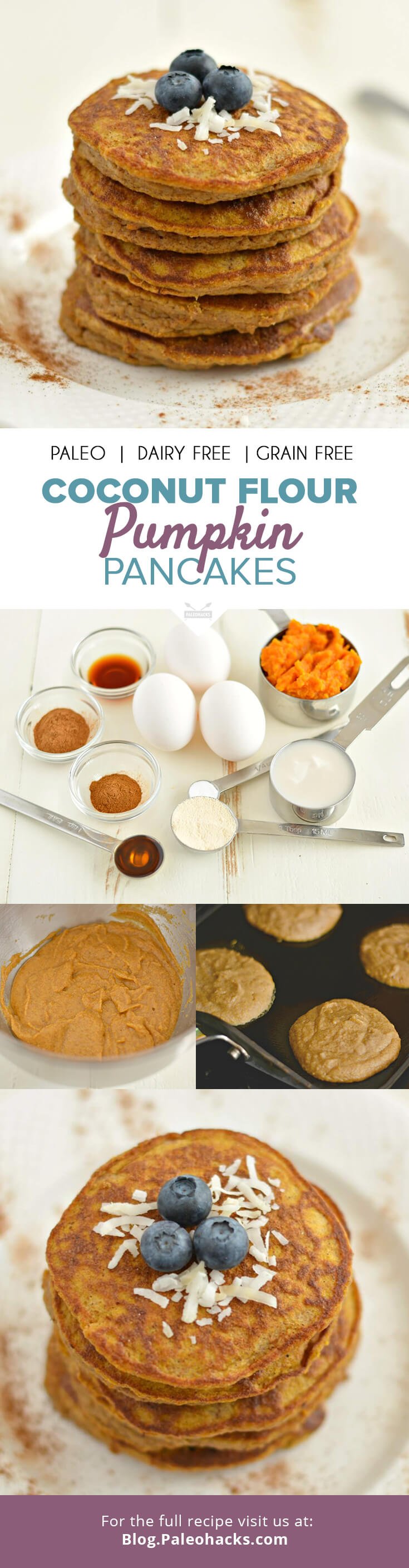 Coconut Flour Pumpkin Pancakes Coconut Flour Pumpkin Pancakes