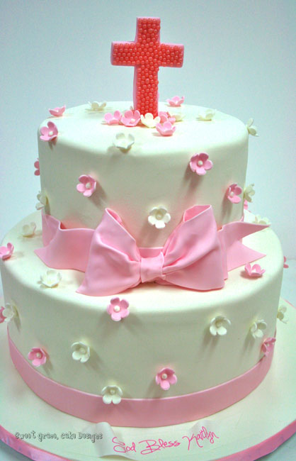 Custom Baptism Cake Custom Baptism Cake