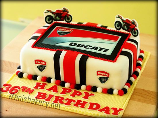Ducati Motorcycle Birthday Cake Ducati Motorcycle Birthday Cake