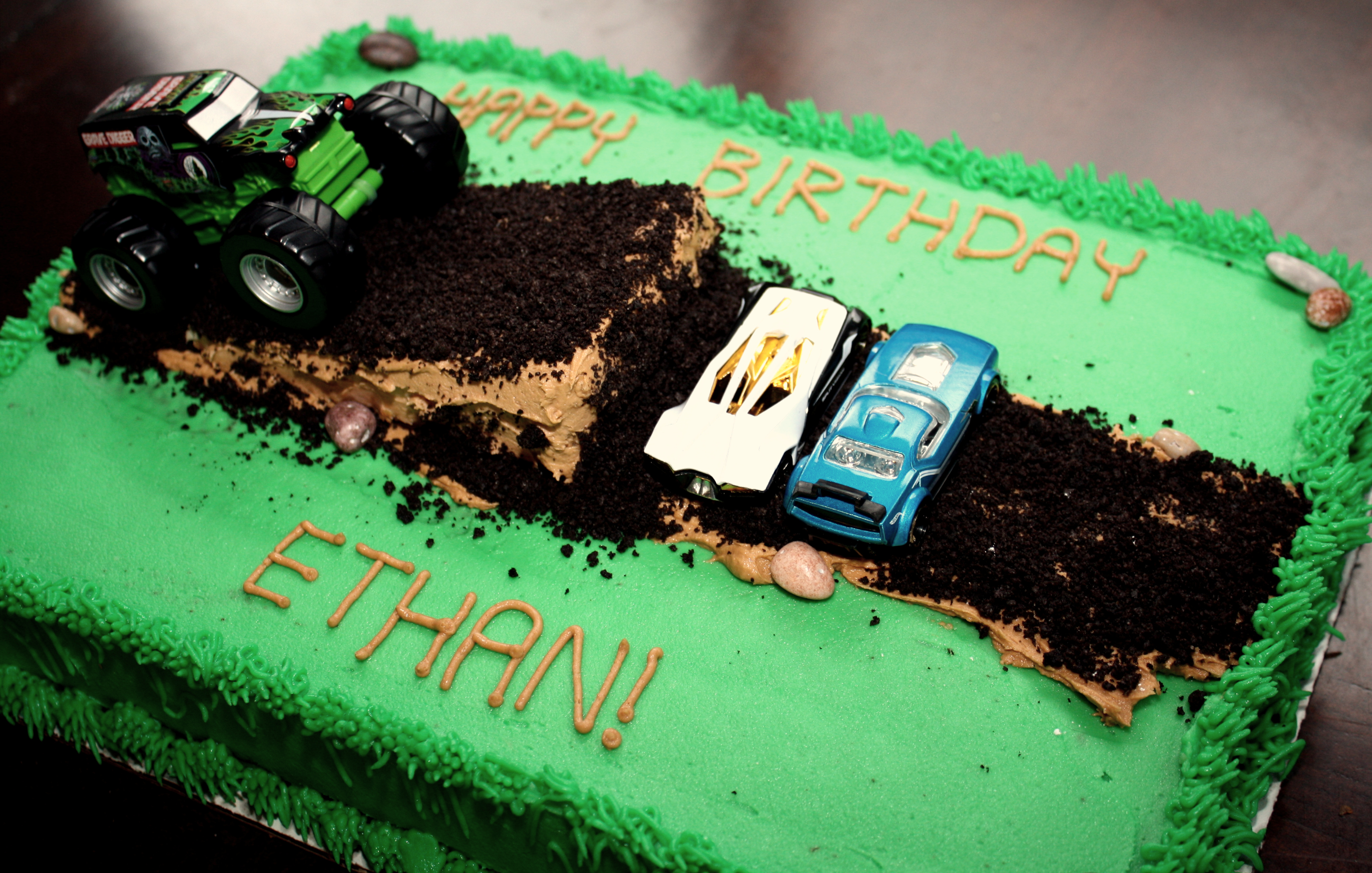 Easy Monster Truck Cake Easy Monster Truck Cake