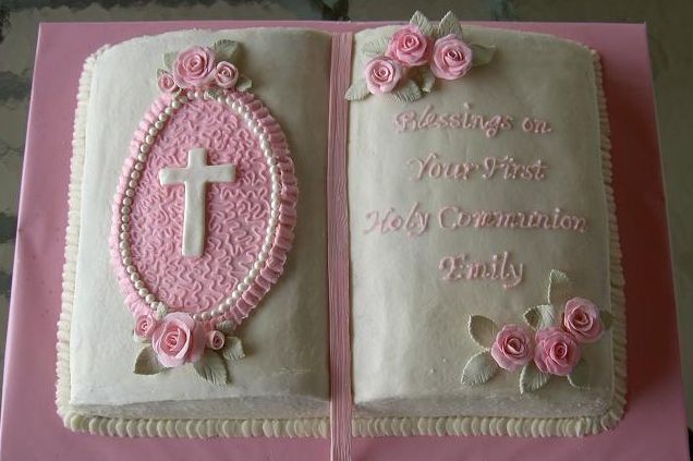 6 Photos of Girls Bible Confirmation Cakes 6 Photos of Girls Bible Confirmation Cakes