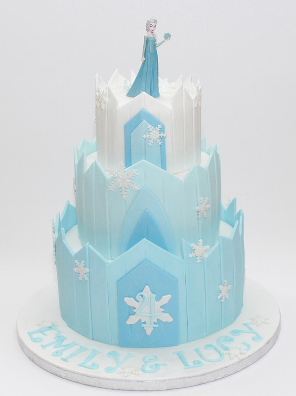 Frozen Ice Castle Birthday Cake Frozen Ice Castle Birthday Cake