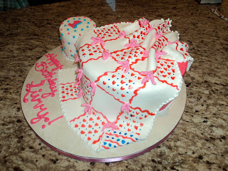 Girl Baby Blanket Cake Girl Baby Blanket Cake