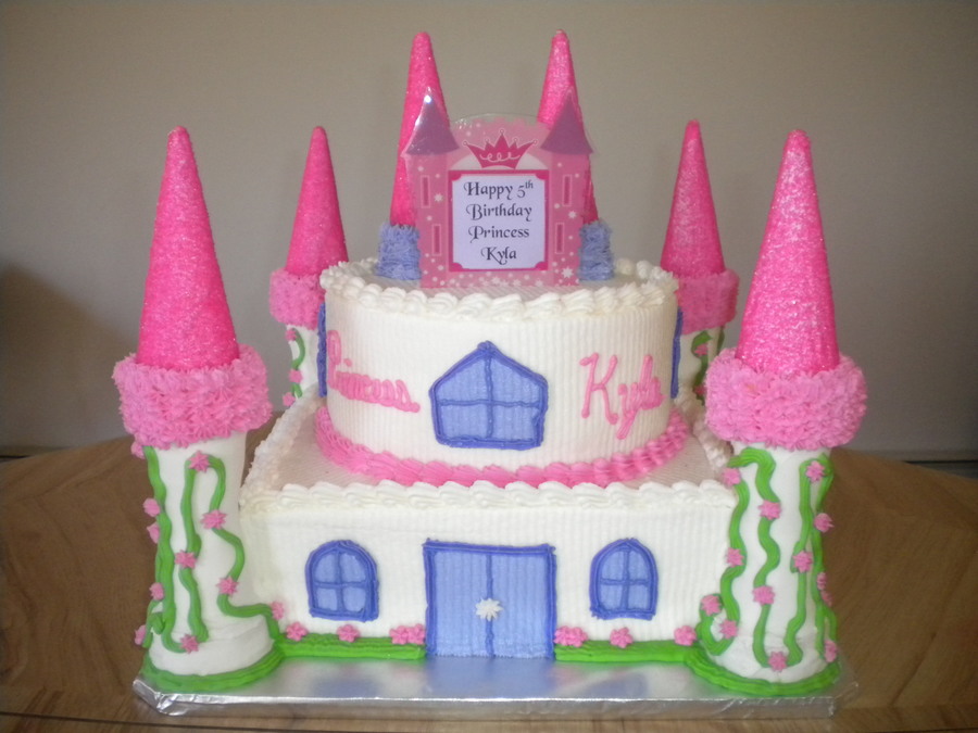 Ice-Cream Cone Castle Cake Princess Ice-Cream Cone Castle Cake Princess