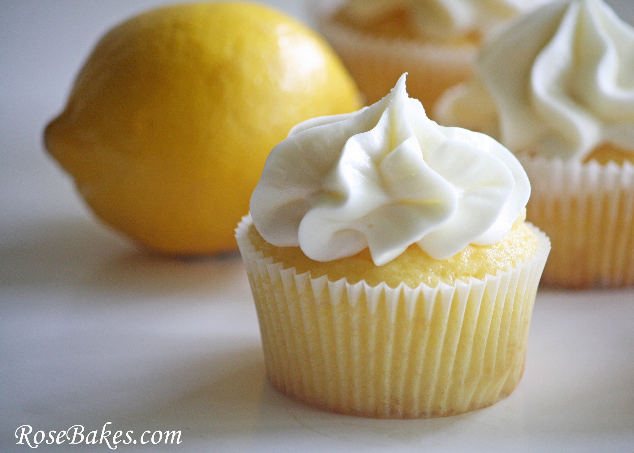 Lemon Cupcakes with Cream Cheese Frosting Lemon Cupcakes with Cream Cheese Frosting