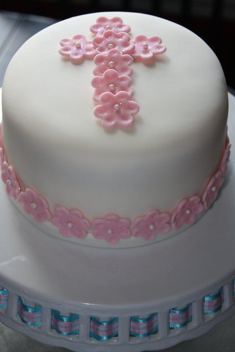 Little Girl Christening Cake Little Girl Christening Cake