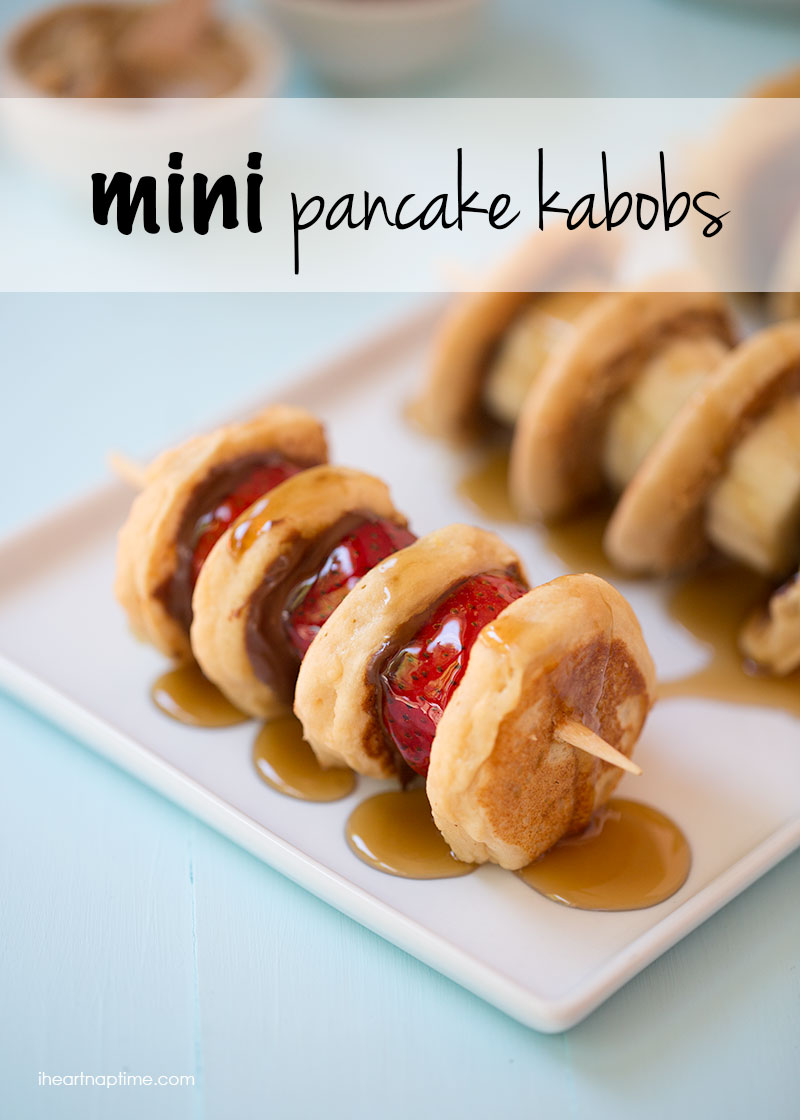 Mini Pancake Kabobs Mini Pancake Kabobs