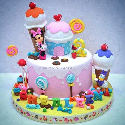 Cake Birthday Minnie Mouse Ideas