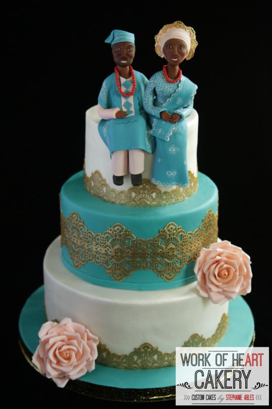 Nigerian Engagement Cake