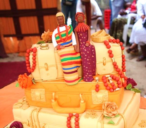 Nigerian Traditional Wedding Cake