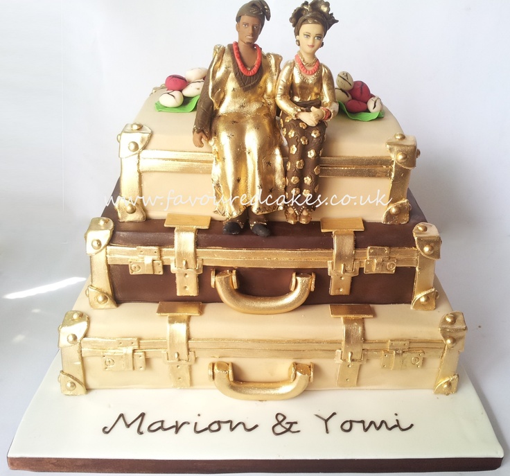 Nigerian Traditional Wedding Cake