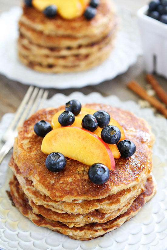 Oatmeal Cinnamon Pancakes Recipe Oatmeal Cinnamon Pancakes Recipe