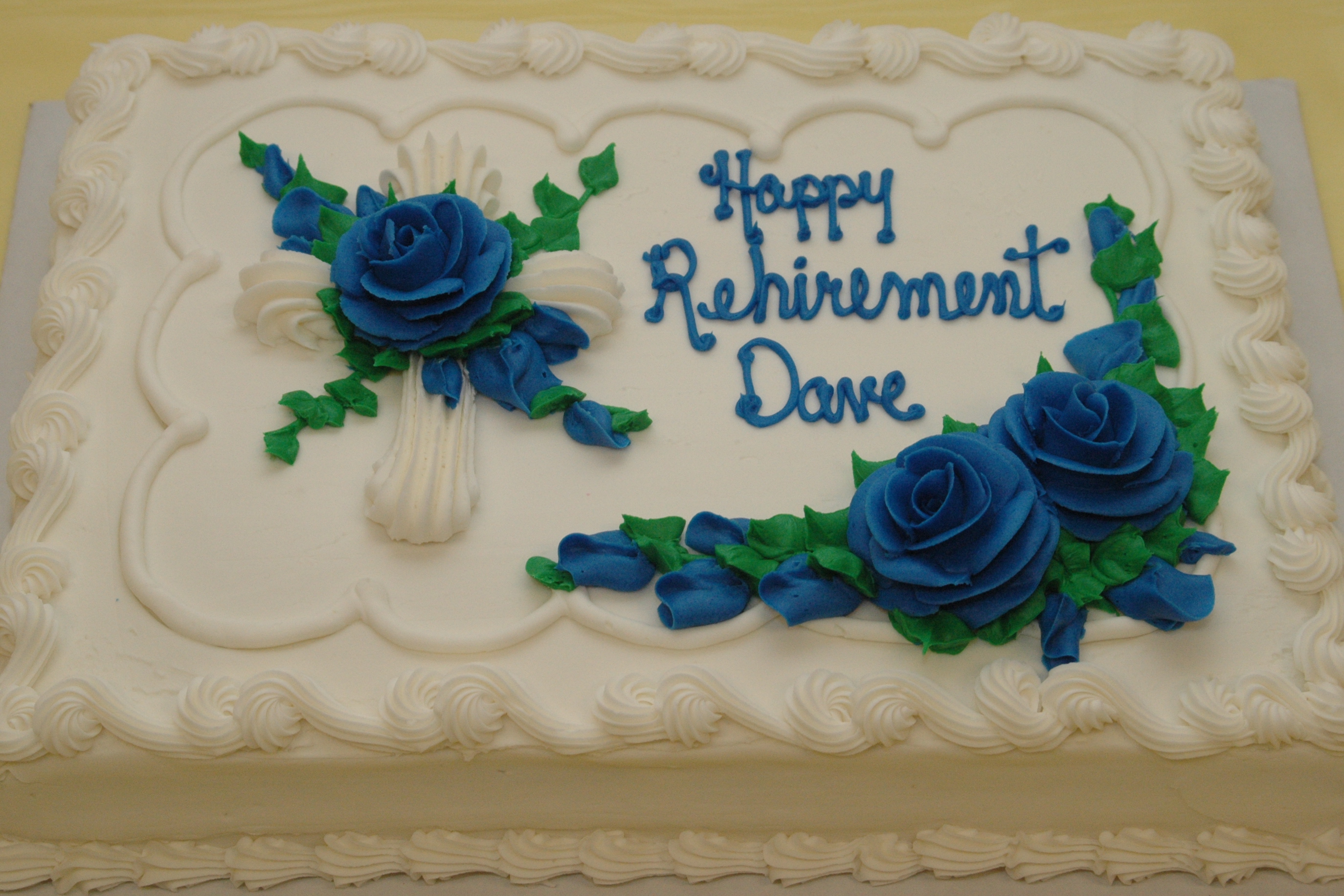 5 Photos of Church Retirement Cakes 5 Photos of Church Retirement Cakes