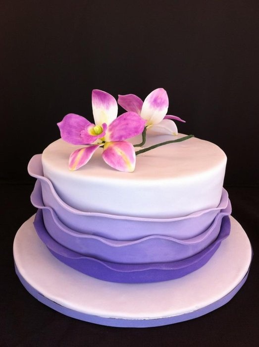 Purple Bridal Shower Cake Purple Bridal Shower Cake