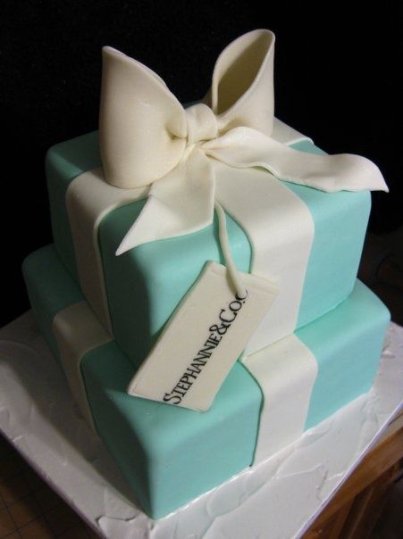Tiffany and Co. Baby Shower Cake Tiffany and Co. Baby Shower Cake