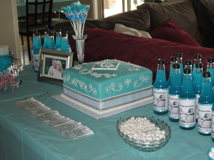 Tiffany Blue Bridal Shower Cake Tiffany Blue Bridal Shower Cake