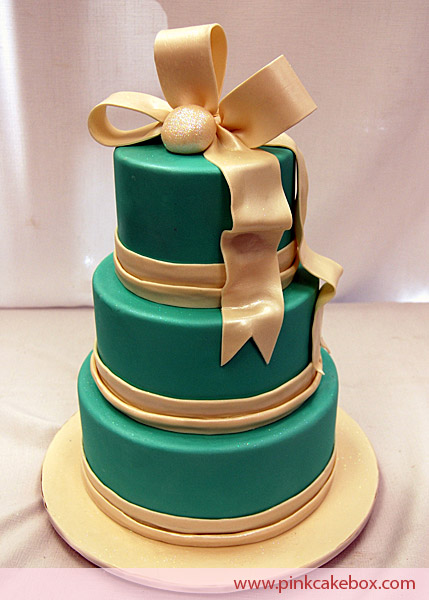 Tiffany Blue Bridal Shower Cake Tiffany Blue Bridal Shower Cake