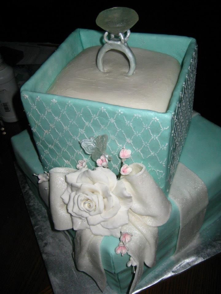 Tiffany Bridal Shower Cake Tiffany Bridal Shower Cake