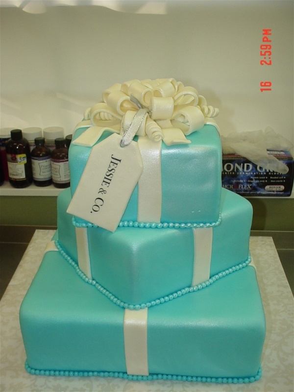 10 Photos of Tiffany Theme Bridal Shower Cakes 10 Photos of Tiffany Theme Bridal Shower Cakes