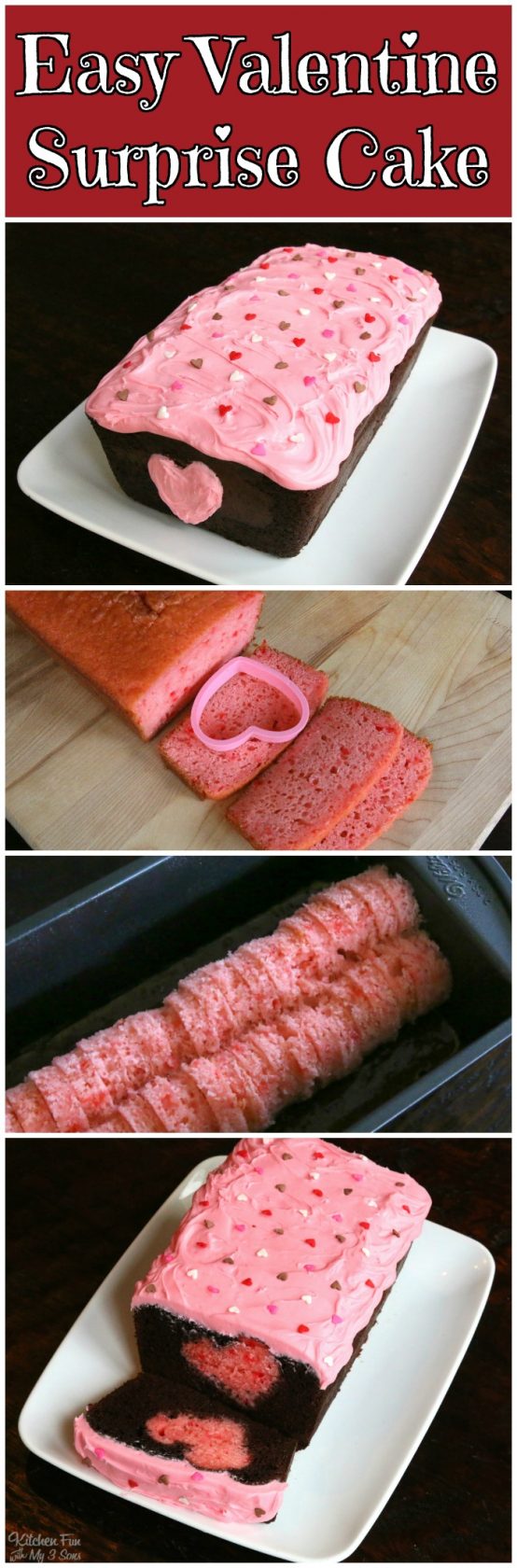 Valentine Surprise Chocolate Loaf Cake Valentine Surprise Chocolate Loaf Cake