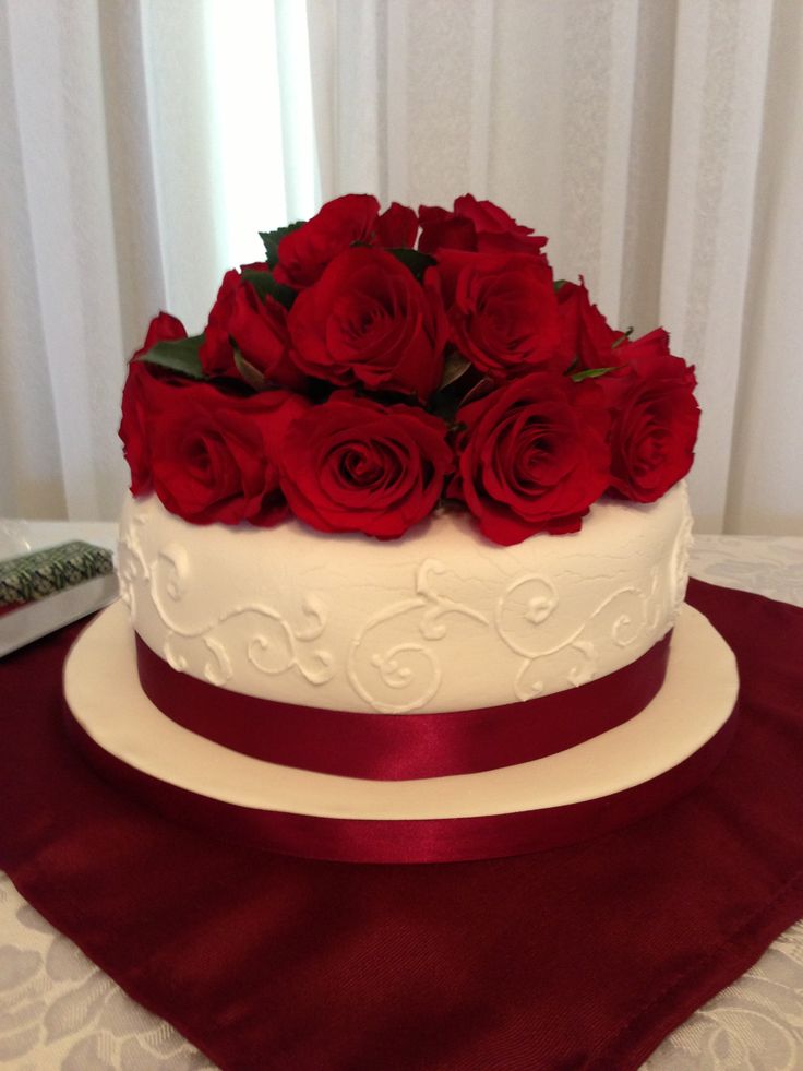 40th Wedding Anniversary Cake 40th Wedding Anniversary Cake