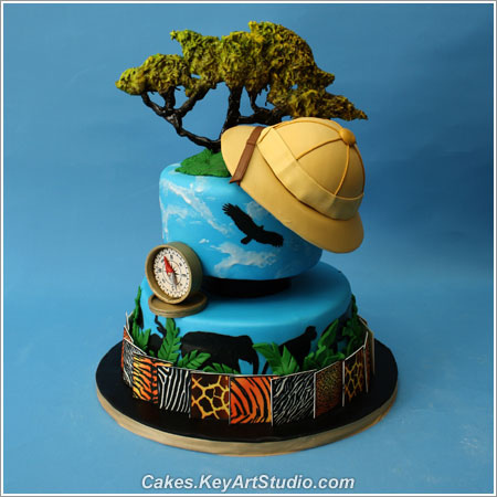 African Safari Birthday Cake African Safari Birthday Cake