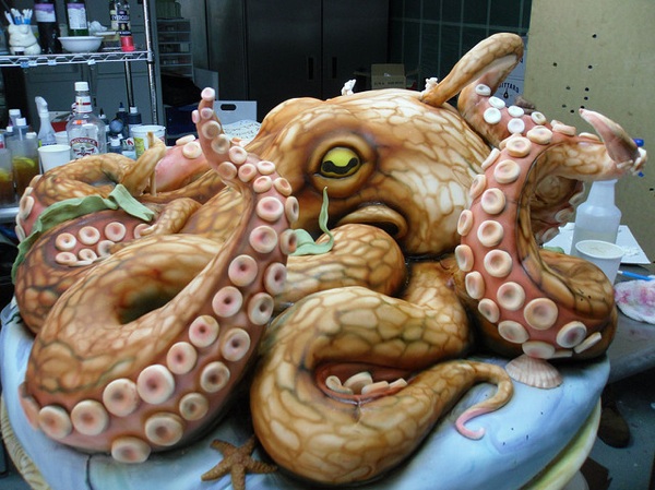Awesome Octopus Cake Awesome Octopus Cake