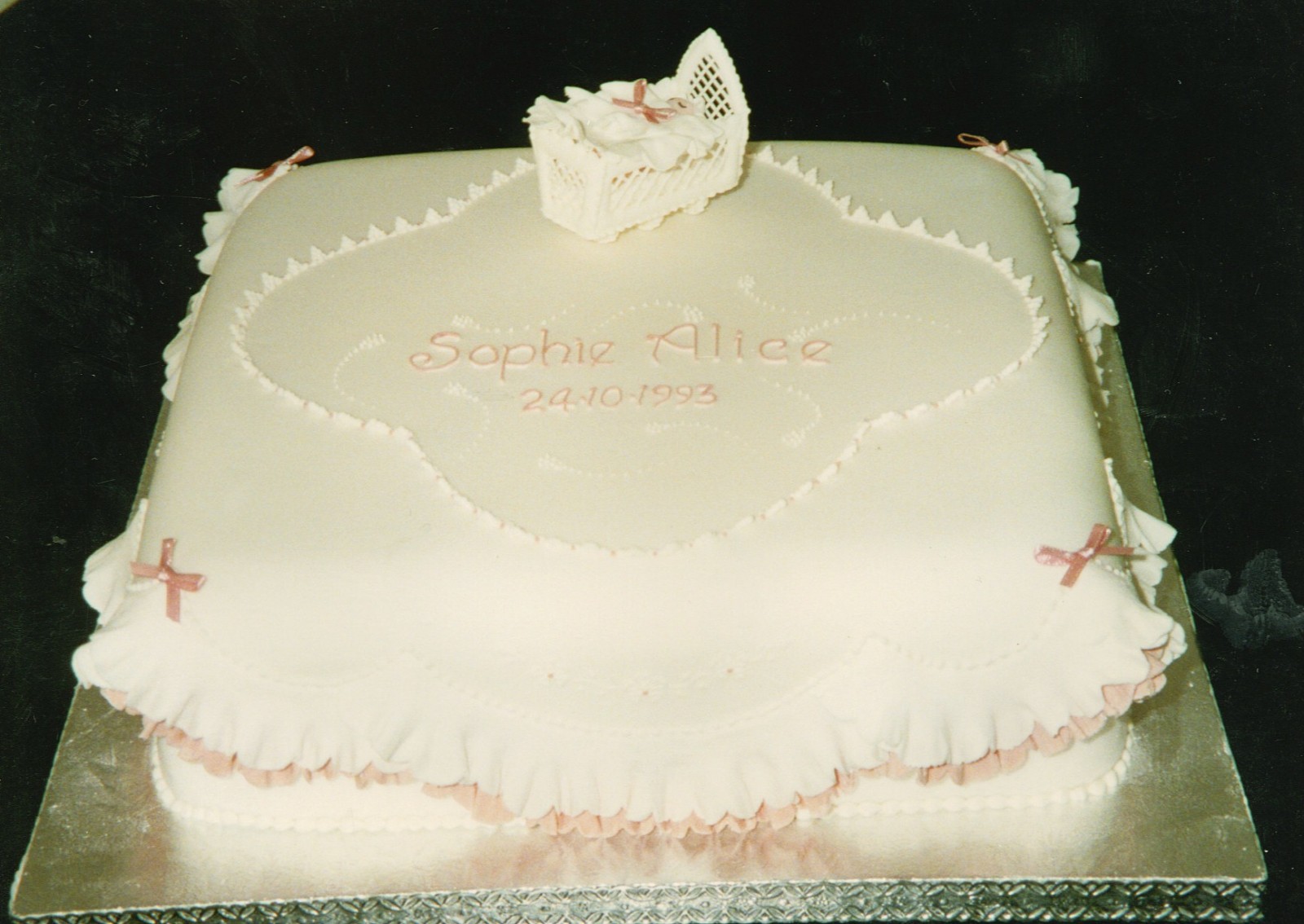 Baby Girl Christening Cake Baby Girl Christening Cake