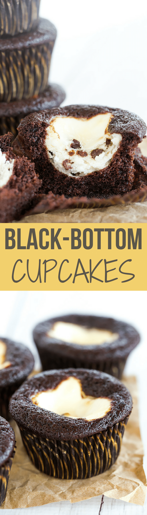 Black Bottom Cupcakes with Chocolate Chips Black Bottom Cupcakes with Chocolate Chips