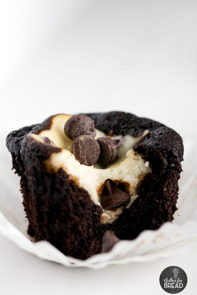Black Bottom Cupcakes with Cream Cheese Black Bottom Cupcakes with Cream Cheese