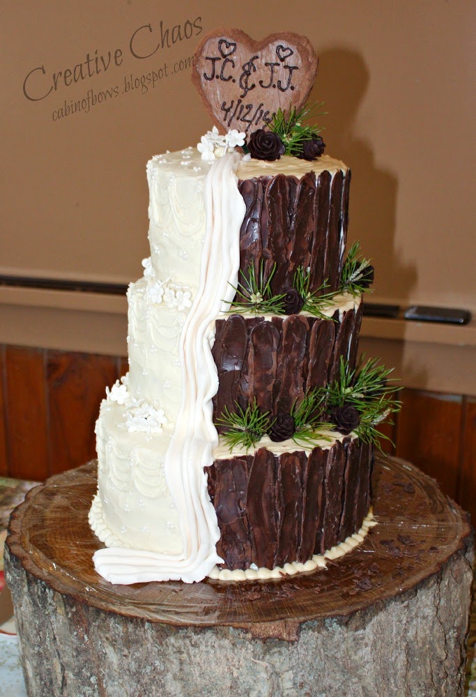 10 Country Camo Wedding Cakes Photo Cake Ideas White Camo Half Wedding Cake