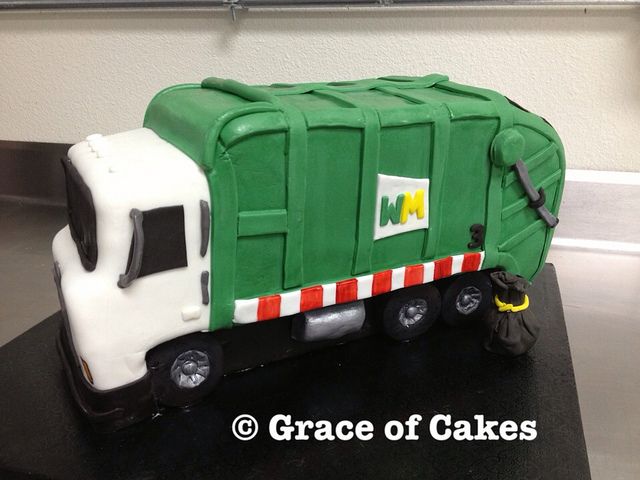 Garbage Truck Birthday Cake Garbage Truck Birthday Cake